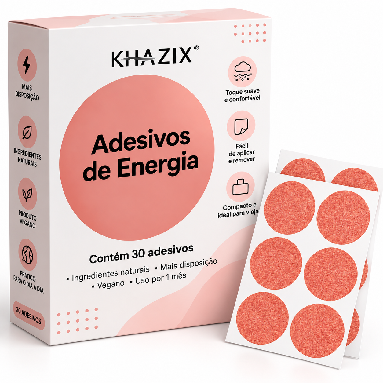 Kit KHAZIX com 1 caixa de adesivos de energia